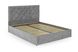 Кровать Барвинок 140х200 (Светло-серый, велюр, без подъемного механизма) IMI brvnk140x200ssb фото 3