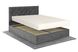 Кровать с матрасом Барвинок 160х200 (Темно-серый, велюр, без подъемного механизма) IMI brvnk-am160x200tsb фото