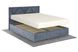 Кровать с матрасом Азалия 160х200 (Серый, велюр, без подъемного механизма) IMI zl-am160x200sb фото