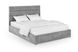Ліжко з матрацом Лілія 160х200 (Світло-сірий, велюр, без підйомного механізму) IMI lll-am160x200ssb фото 2