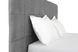 Кровать Гортензия 140х200 (Светло-серый, велюр, без подъемного механизма) IMI grtnz140x200ssb фото 6